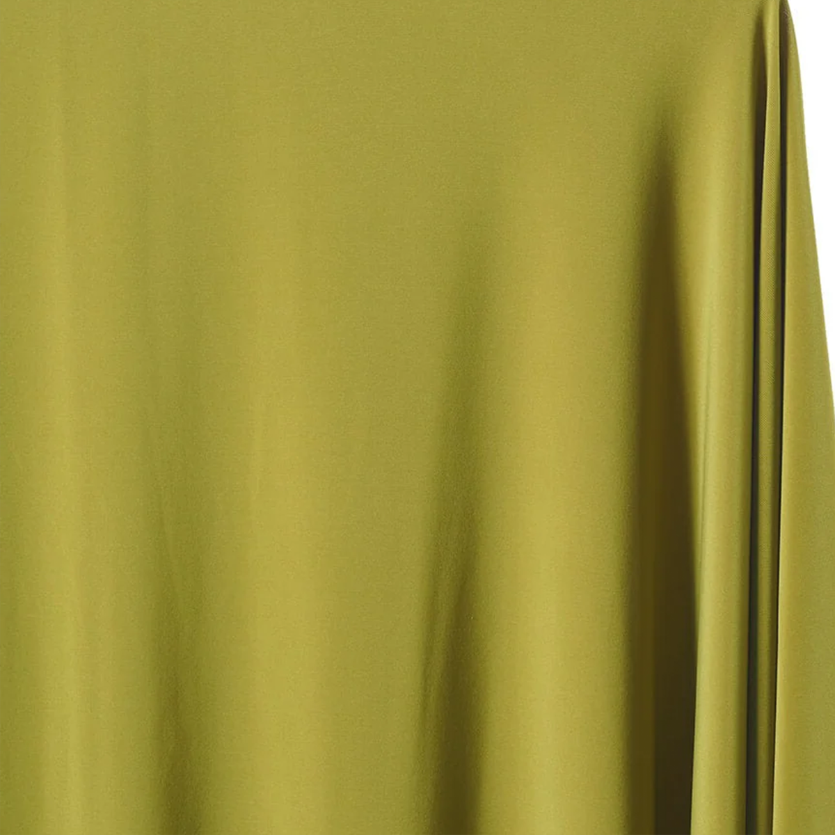 Smooth polyester fabric in modern olive-green tone sold by beautifulwindowselgin.com