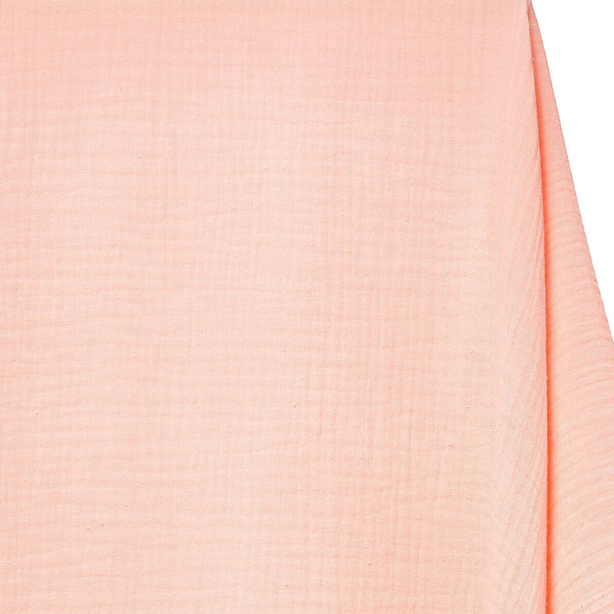 Premium, USA Textiles—Double Cotton Gauze—Peach Color—100% Polyester—52" Wide—Available by the Yard—Nationwide Shipping