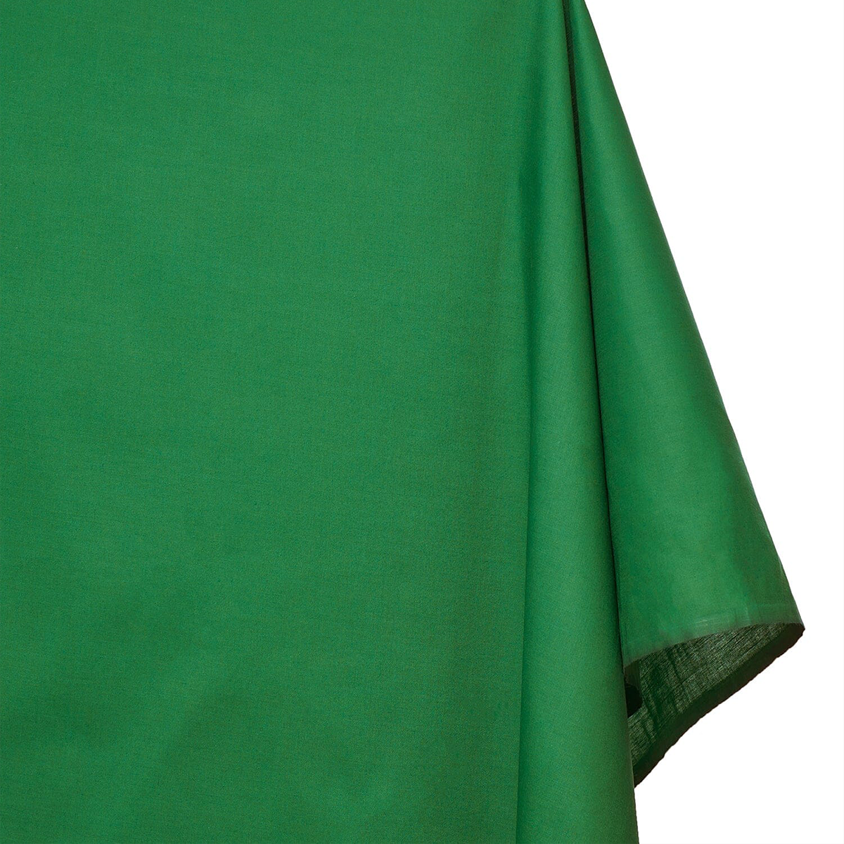 Lexi Kelly Green 50/50 Poly Cotton Broadcloth Fabric—Sold by the Yard—(58/59 Inch) Wide—Available for Nationwide Shipping.
