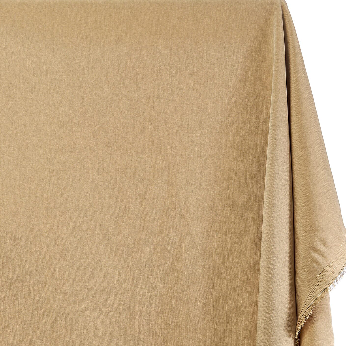 London Crinkle Fabric—Apparel Khaki—Sold by The Yard—Ideal for Apparel—Available for Nationwide Shipping