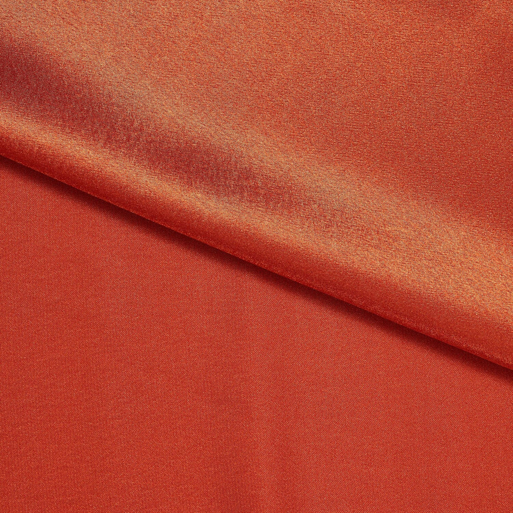 High-quality rust satin material by the yard | Sold by Beautiful Windows Elgin