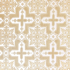 White Gold Ecclesiastical Brocade – 58" Wide – Sold by the Yard