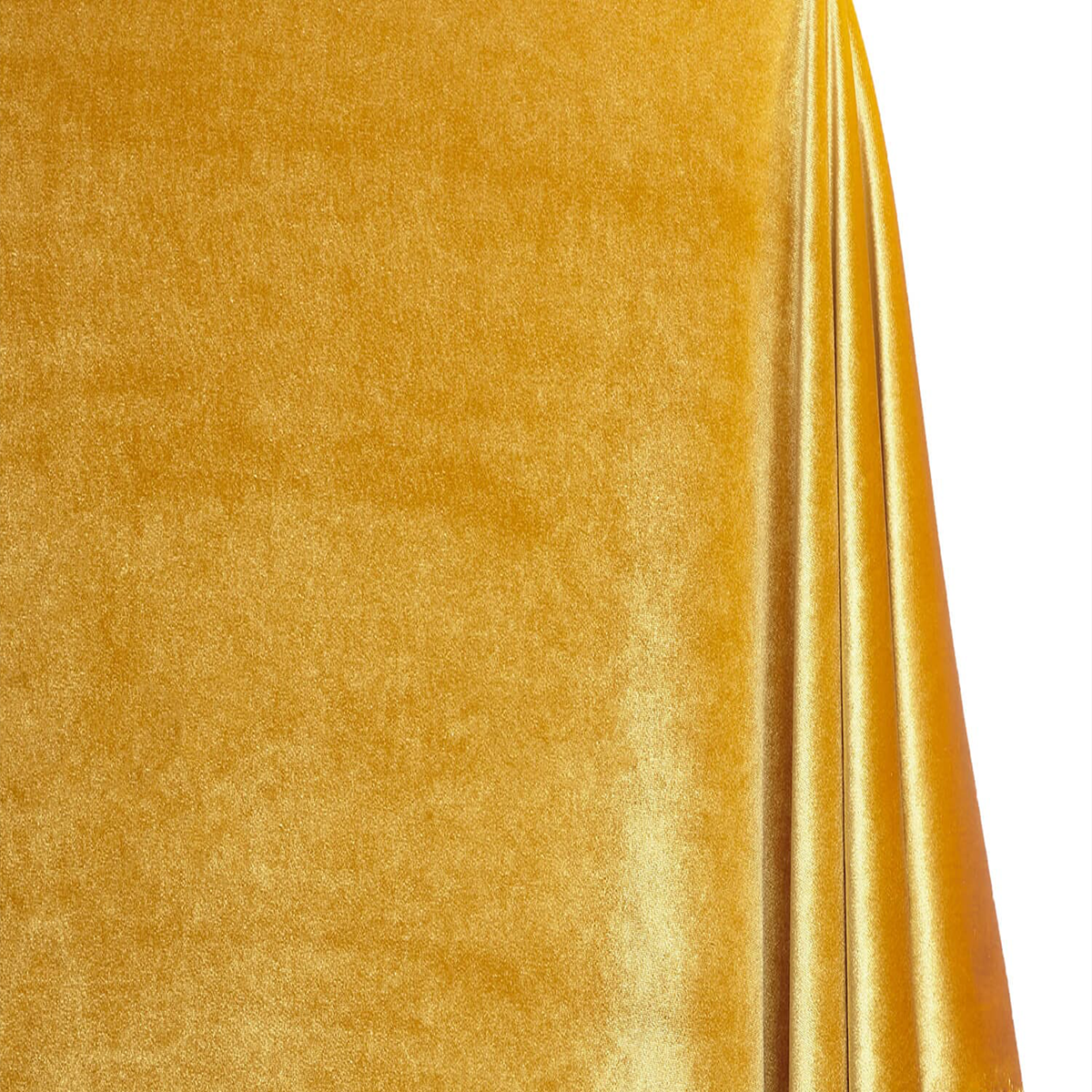 Golden velvet fabric high-quality polyester blend