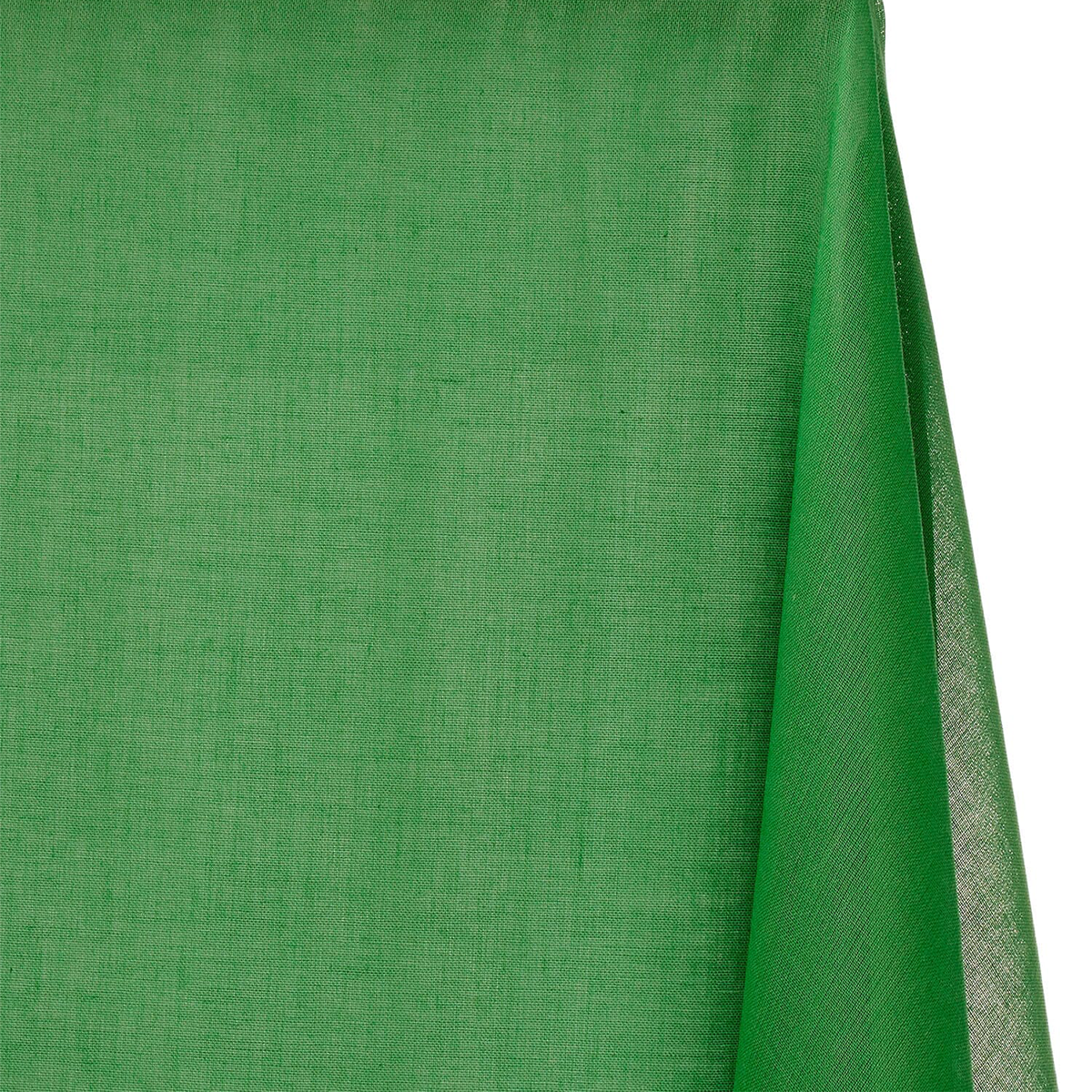 Perfect Lawn Cotton Voile —Kelly Green Color— Lightweight Fashion Material—Pastoral Brocade Fabric—58"Inche Wide—Multi-Purpose—Available by the yard—Nationwide Shipping