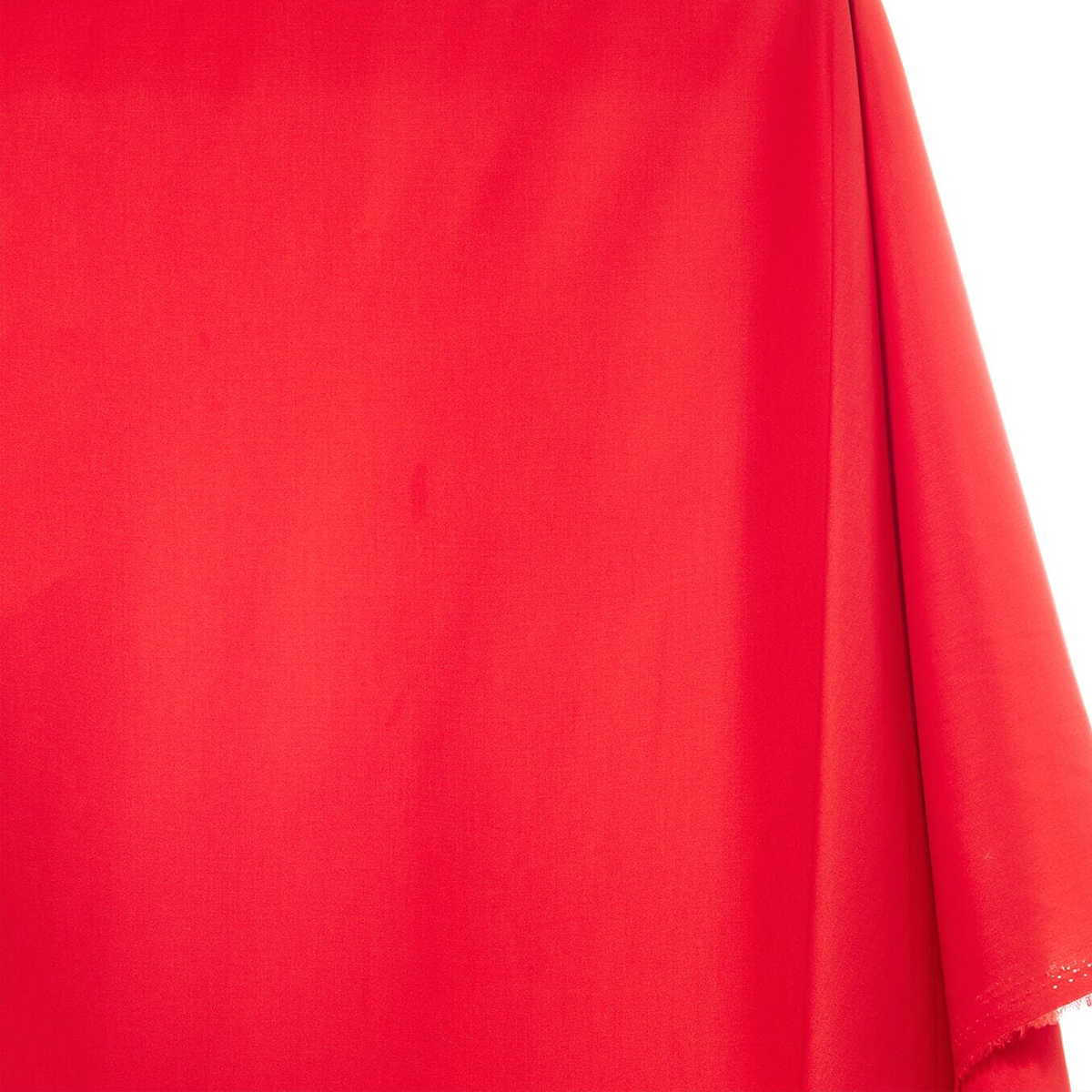 Premium —100% Cotton Broadcloth Material—Bold Red —Sold by the Yard—(58/59 Inch) Wide