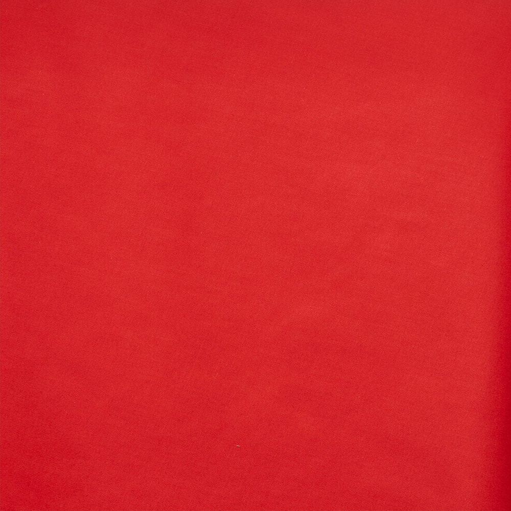 Vibrant Bold Red Cotton Fabric – Smooth Broadcloth Material for Dressmaking and Crafts