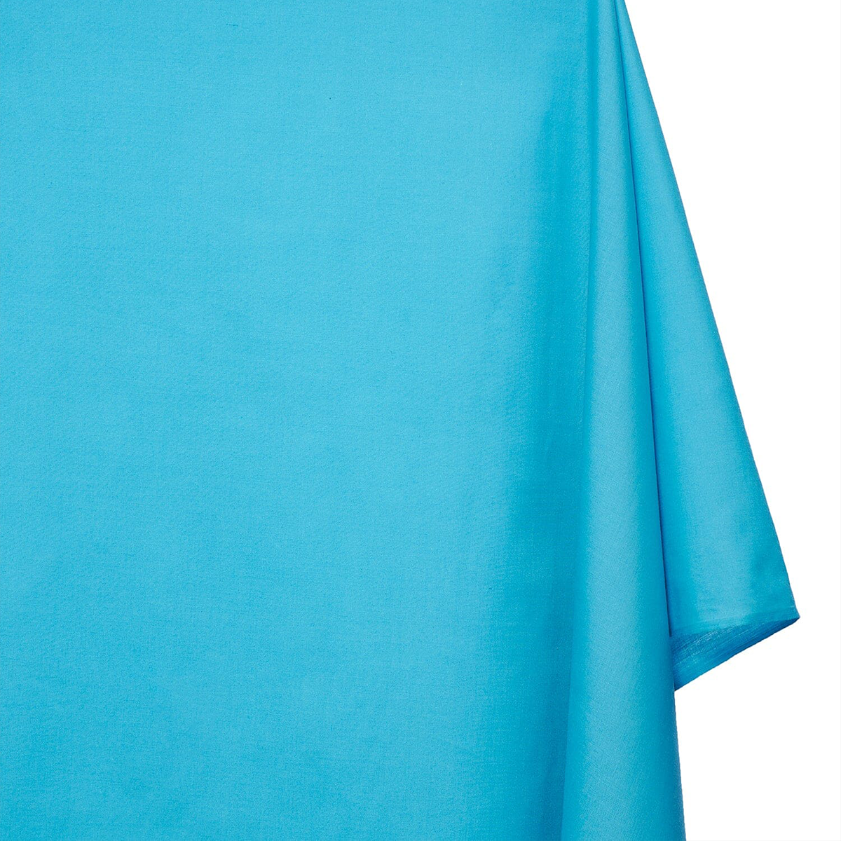 Dressmaking Fabric—Turquoise Color—Blended Poly-Cotton—Sold by the Yard— Nationwide Shipping Available