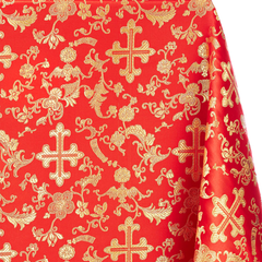 Red Gold Apostle Brocade – 58" Wide – Sold by the Yard