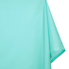 Aqua Blue 50/50 Poly-Cotton Broadcloth Fabric—Sold by the Yard—(58/59 Inch) Wide—Available for Nationwide Shipping.