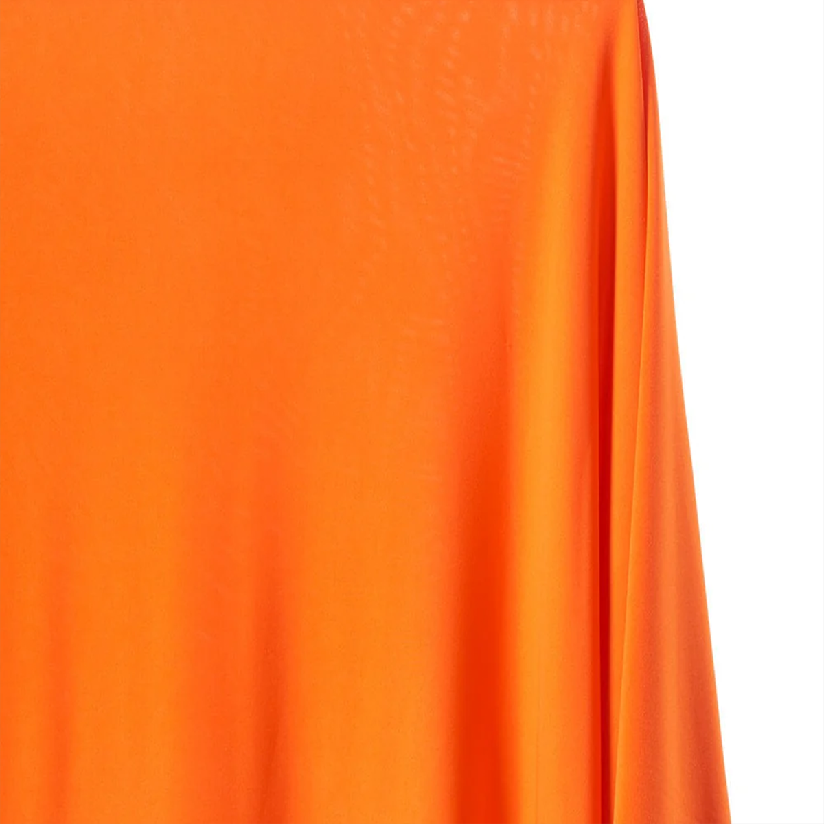 ITY Knit Jersey—Clothing Fabric—Orange—90% Polyester, 10% Spandex—Available by the Yard—Width 58/60"—USA Shipping.