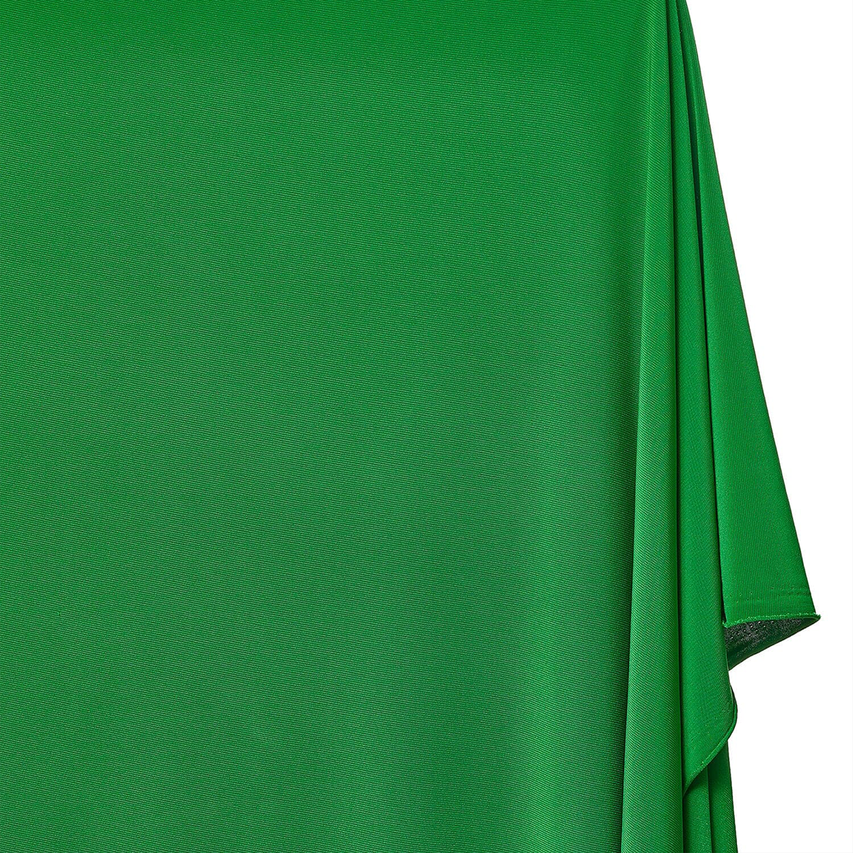 Vibrant Sewing Fabric—Kelly Green Color —100% Stretch Polyester Knit Jersey—Available by the yard—Nationwide Shipping