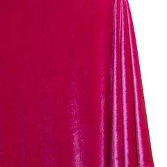 Fuchsia Stretch Velvet Fabric by the Yard | 60/61″ Wide