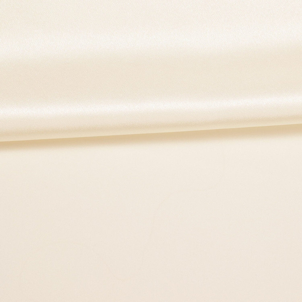 Crepe Back Satin Fabric Close-Up Texture in Britt Off White |South Carolina, USA.