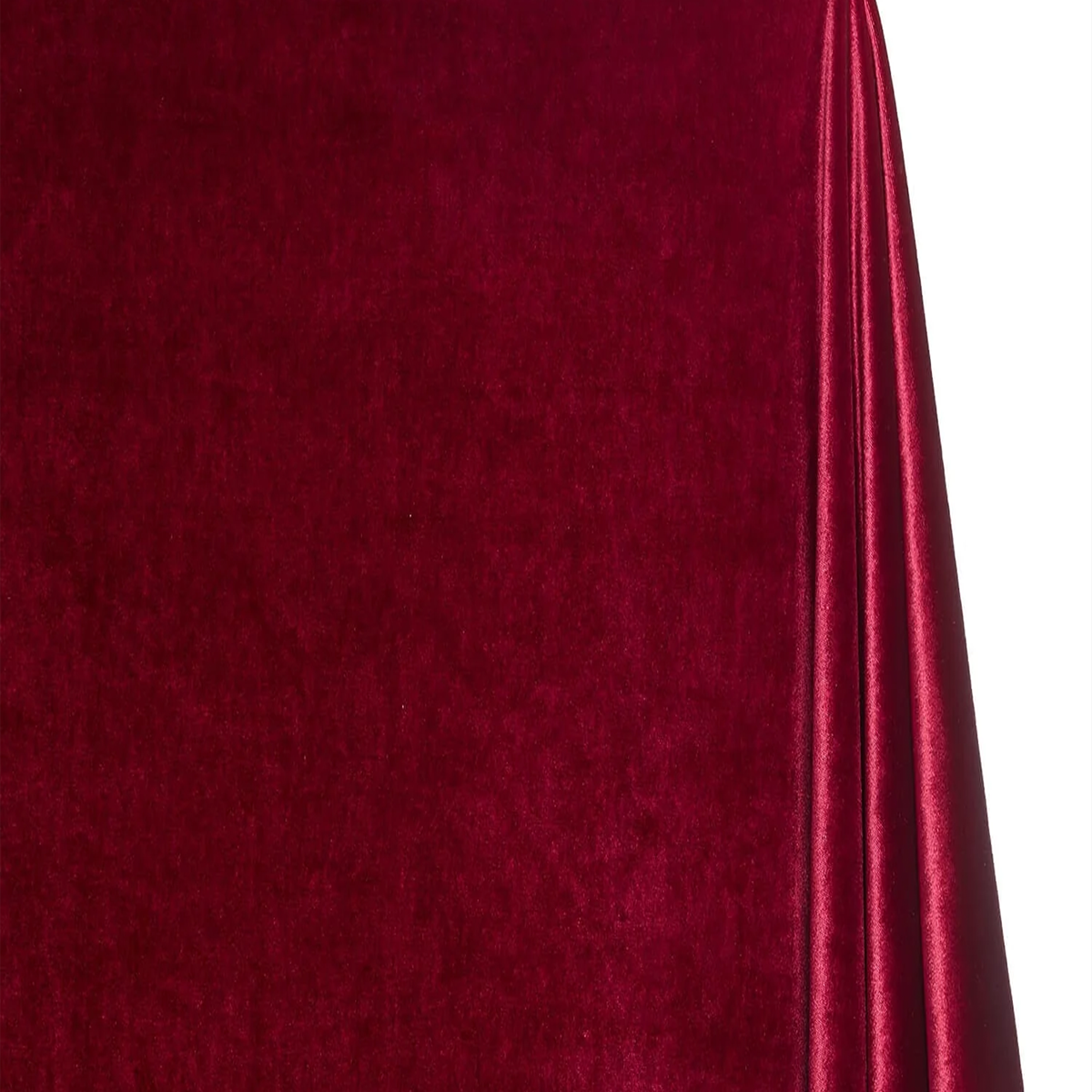 Wine Hue —Stretch Velvet Fabric—90% Polyester, 10% Spandex— 60/61 Inches—20% Vertical