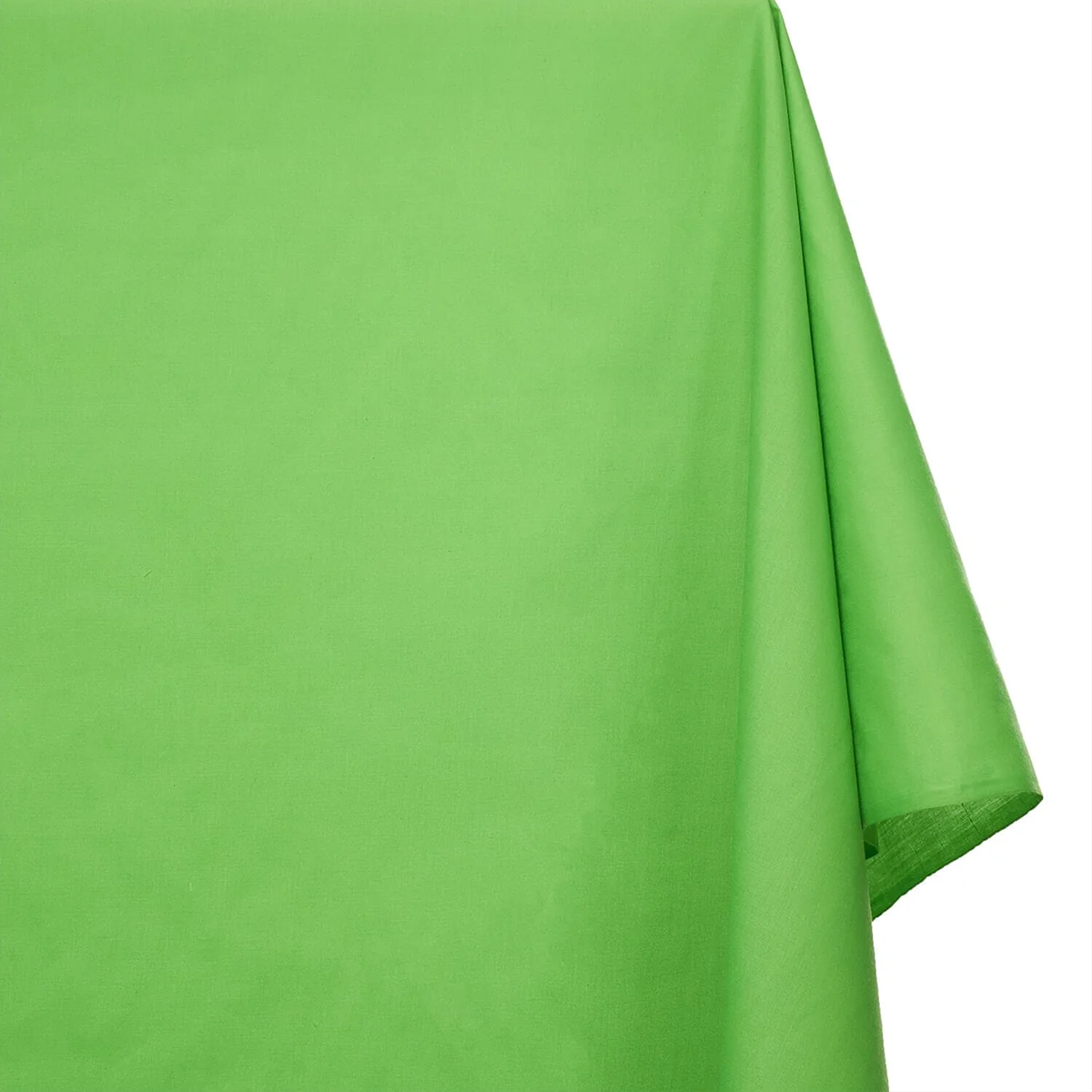 Premium Apple Green  Color—Broadcloth-Fabric—100% Cotton—57/58" Inches Wide —Sold By The Yard—Available for Nationwide Shipping.