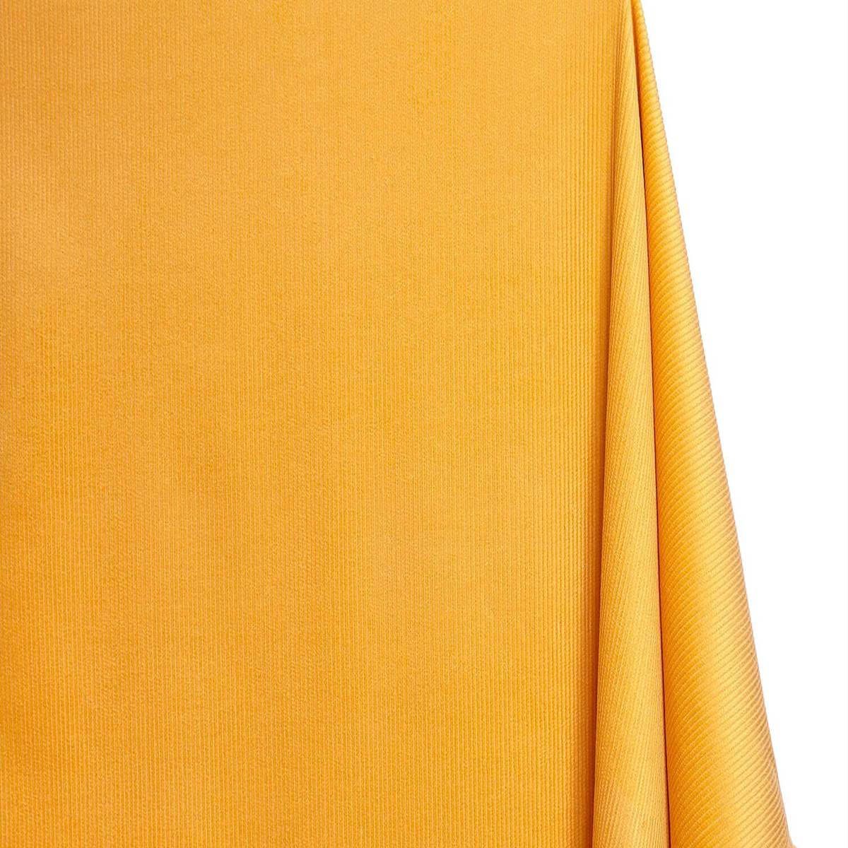Sunflower Yellow—Standard Corduroy Material—0.75 Millimeters Thick—100% Cotton—59-60"Inch Wide—Sold by the Yard