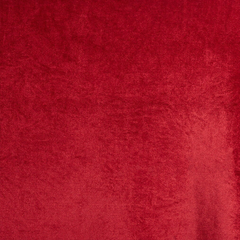 Vintage Dark Red —Stretch Velvet Fabric—— 90% Polyester, 10% Spandex— 60/61 Inches—20% Vertical
