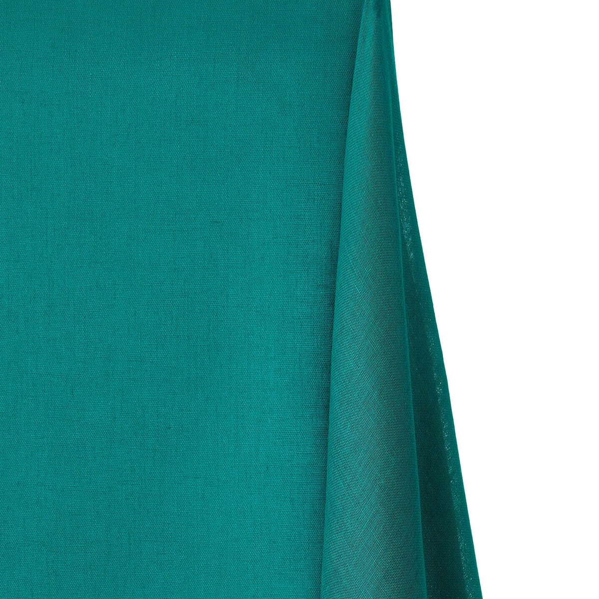 Malou Teal Lawn—Polyester Blend Fabric— Smooth Texture—Sold by The Yard—58/60 Inches Wide