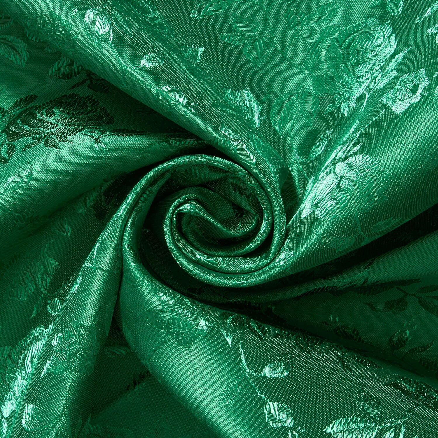 Majestic Rose-Jacquard Fabric—Hunter Green—58" Wide—100% Polyester Fabric—High-Quality—Sold by The Yard