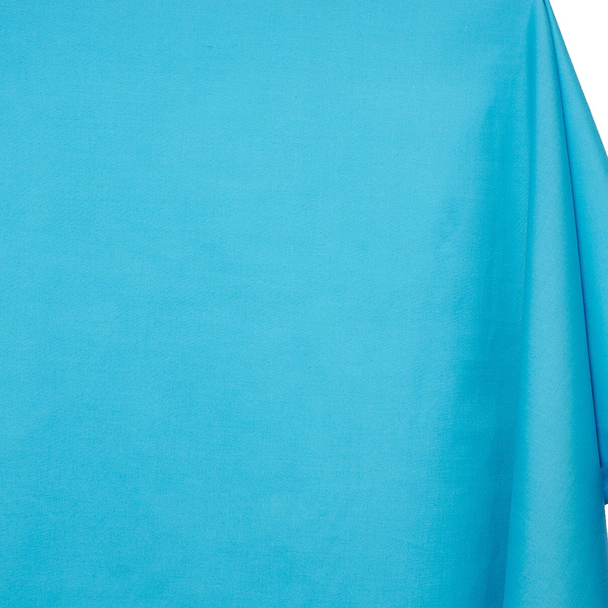 Dressmaking Fabric—Turquoise Color—Blended Poly-Cotton—Sold by the Yard— Nationwide Shipping Available