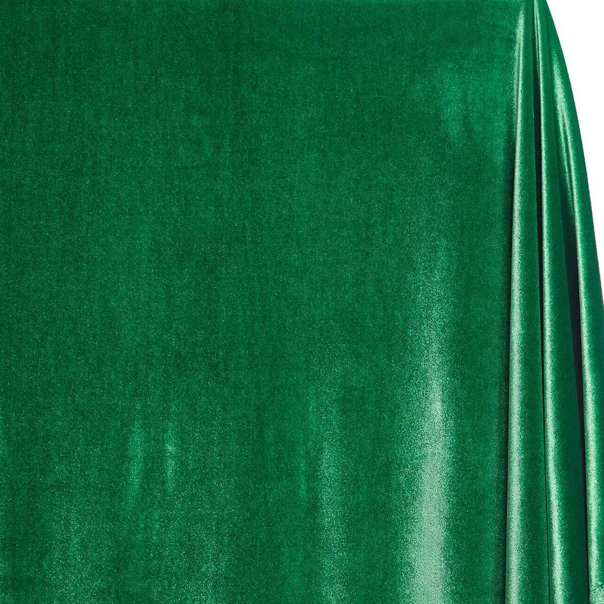 Elysian Green—Stretch Velvet Fabric—90% Polyester, 10% Spandex— 60/61 Inches—Standard Corduroy Material—Available by the yard—Nationwide Shipping