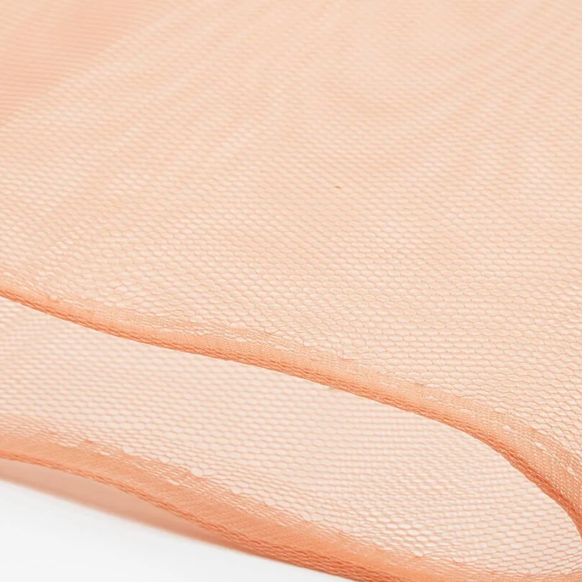 Peach Polyester Petticoat Hard Net Crinoline/58–60 Inch Wide Fabric/Sold By The Yard-180 GSM