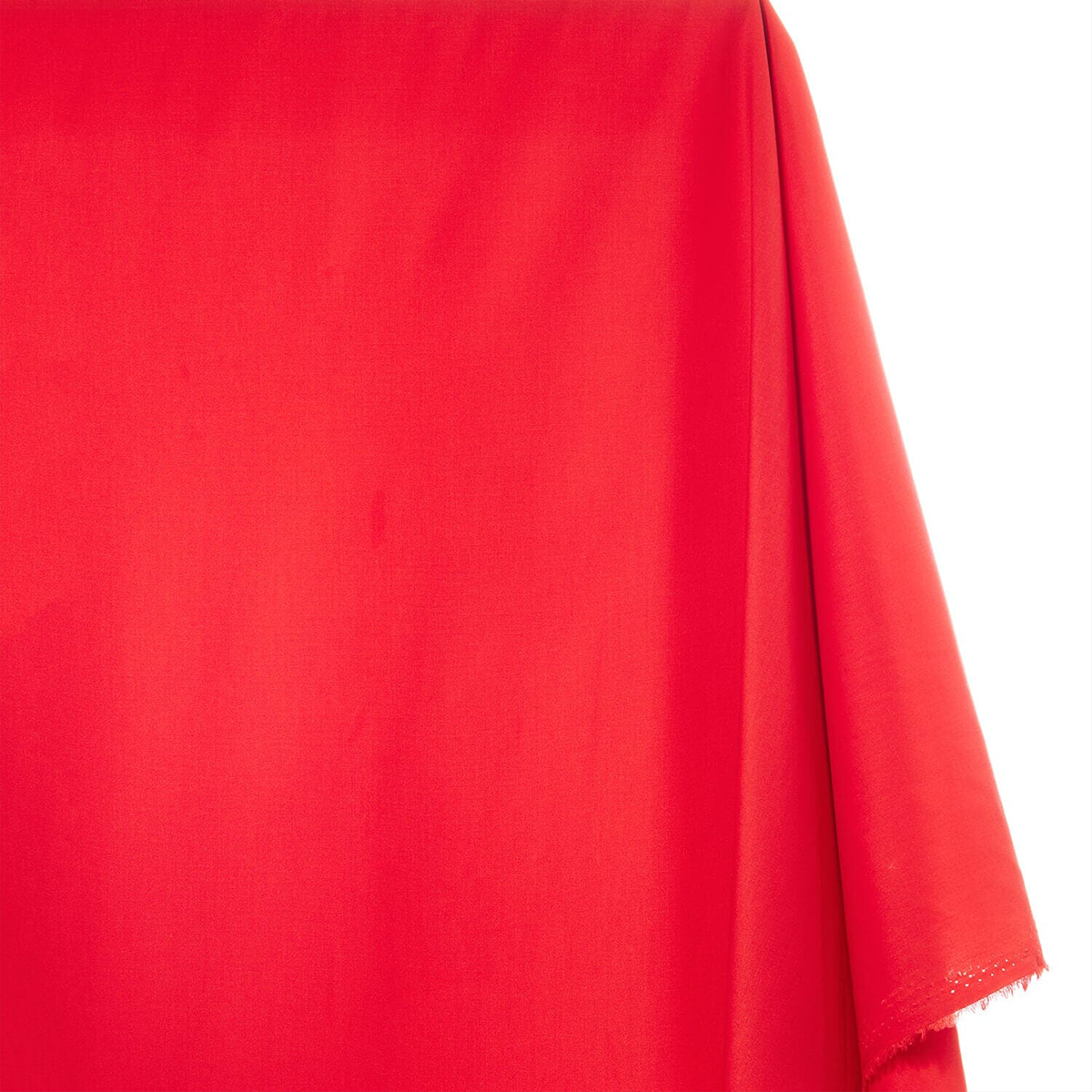 Premium —100% Cotton Broadcloth Material—Bold Red —Sold by the Yard—(58/59 Inch) Wide