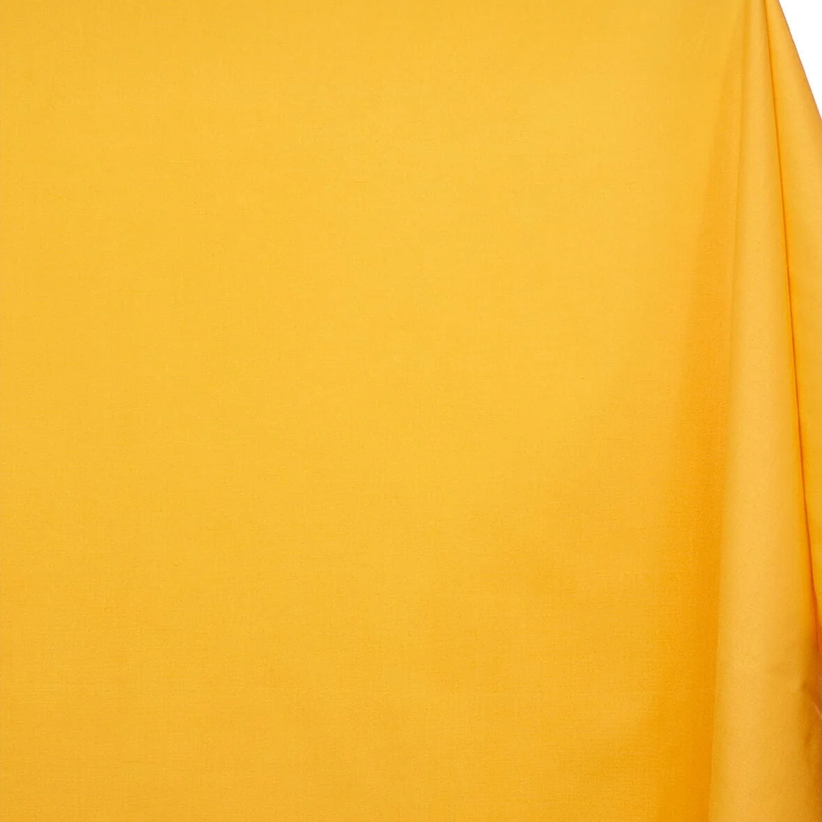 Cotton-Poly Blend Broad Material—Sewing Material—Sunflower Yellow—100% Cotton—59-60"Inch Wide—Sold by the Yard—Available for Nationwide Shipping.