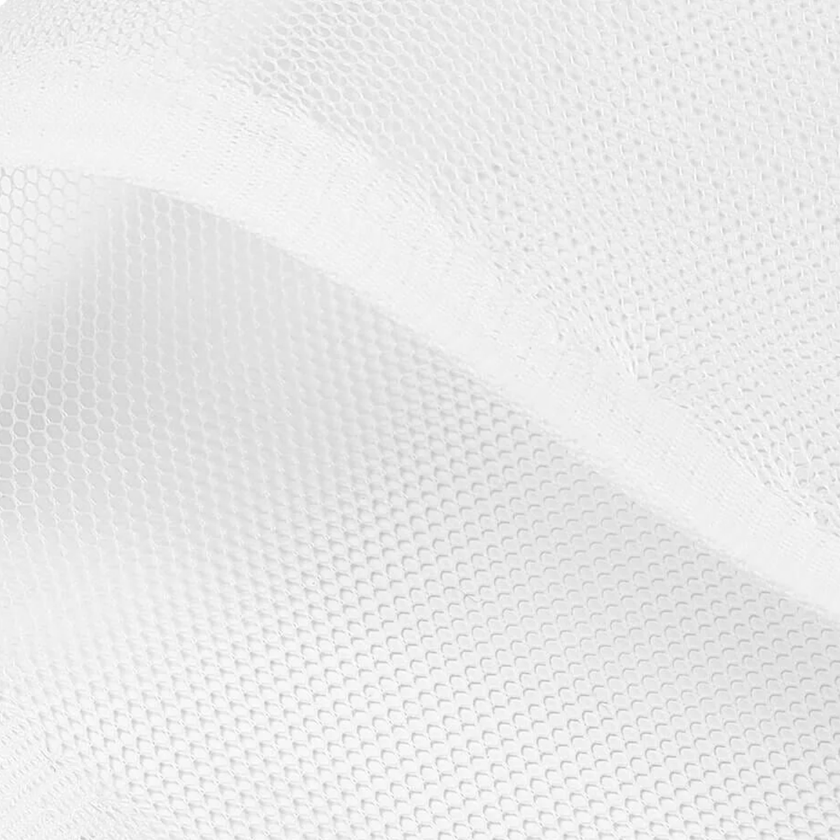 White Polyester Petticoat Hard Net Crinoline- /58–60 Inch Wide Fabric/Sold By The Yard-180 GSM