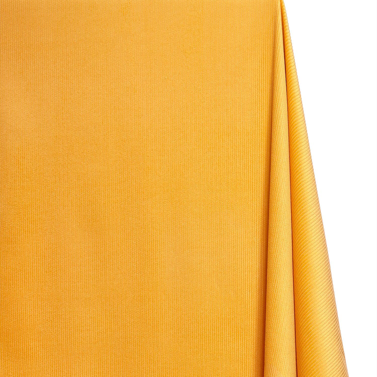 Sunflower Yellow—Standard Corduroy Material—0.75 Millimeters Thick—100% Cotton—59-60"Inch Wide—Sold by the Yard