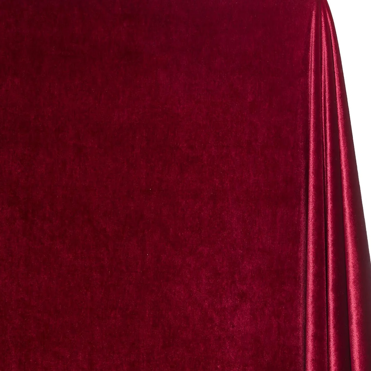 Wine Hue —Stretch Velvet Fabric—90% Polyester, 10% Spandex— 60/61 Inches—20% Vertical