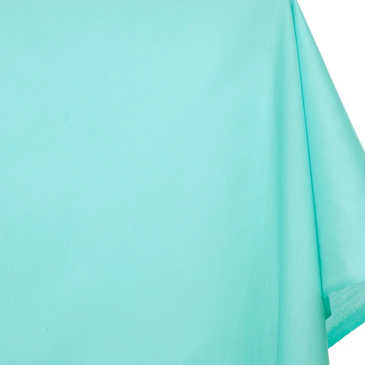 Aqua Blue 50/50 Poly-Cotton Broadcloth Fabric—Sold by the Yard—(58/59 Inch) Wide—Available for Nationwide Shipping.