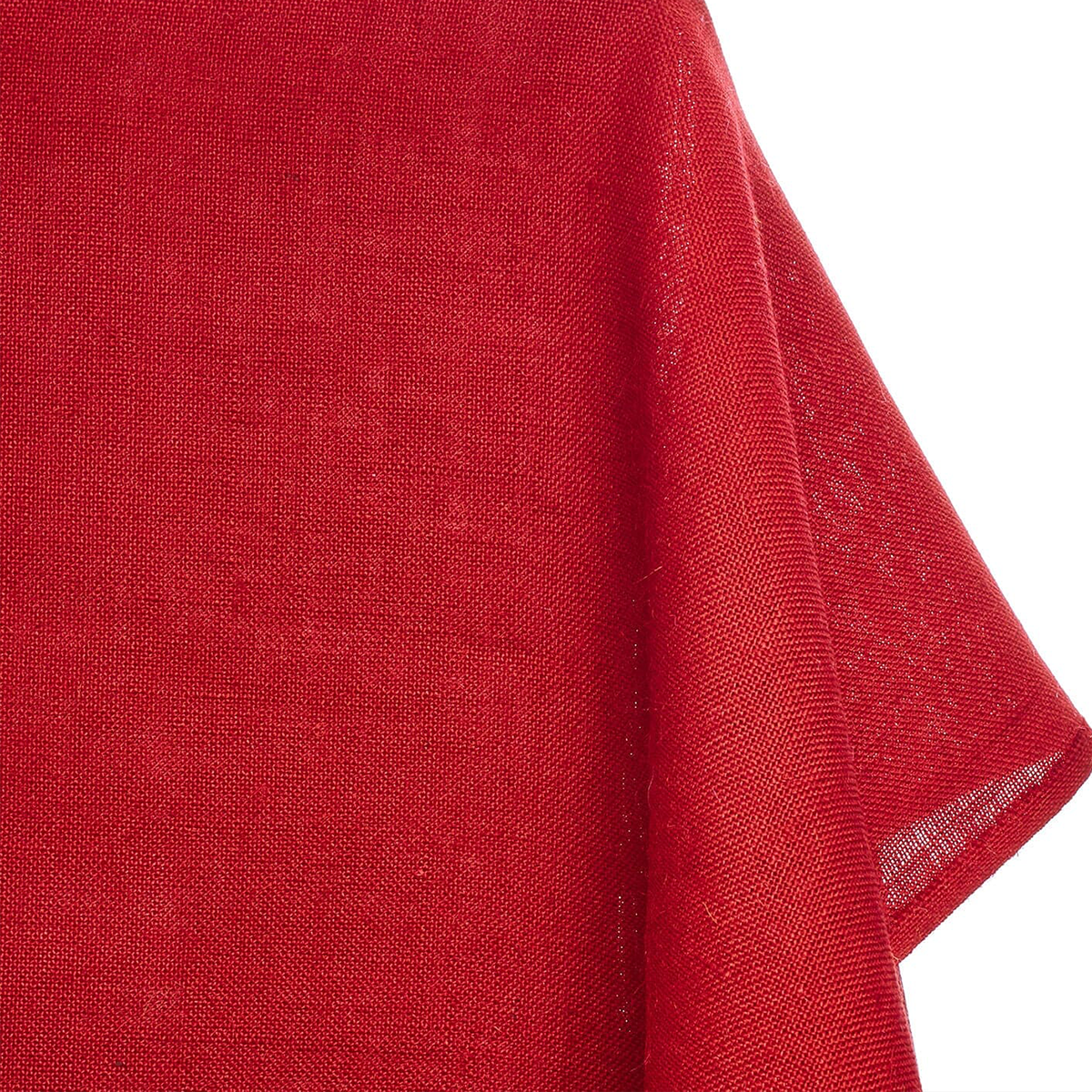 Fire Engine Red—Hypoallergenic Sustainable—Burlap Standard-Fabric—100%Jute—18"| 36"| 46'| 60"Inches Wide—Sold by the Yard