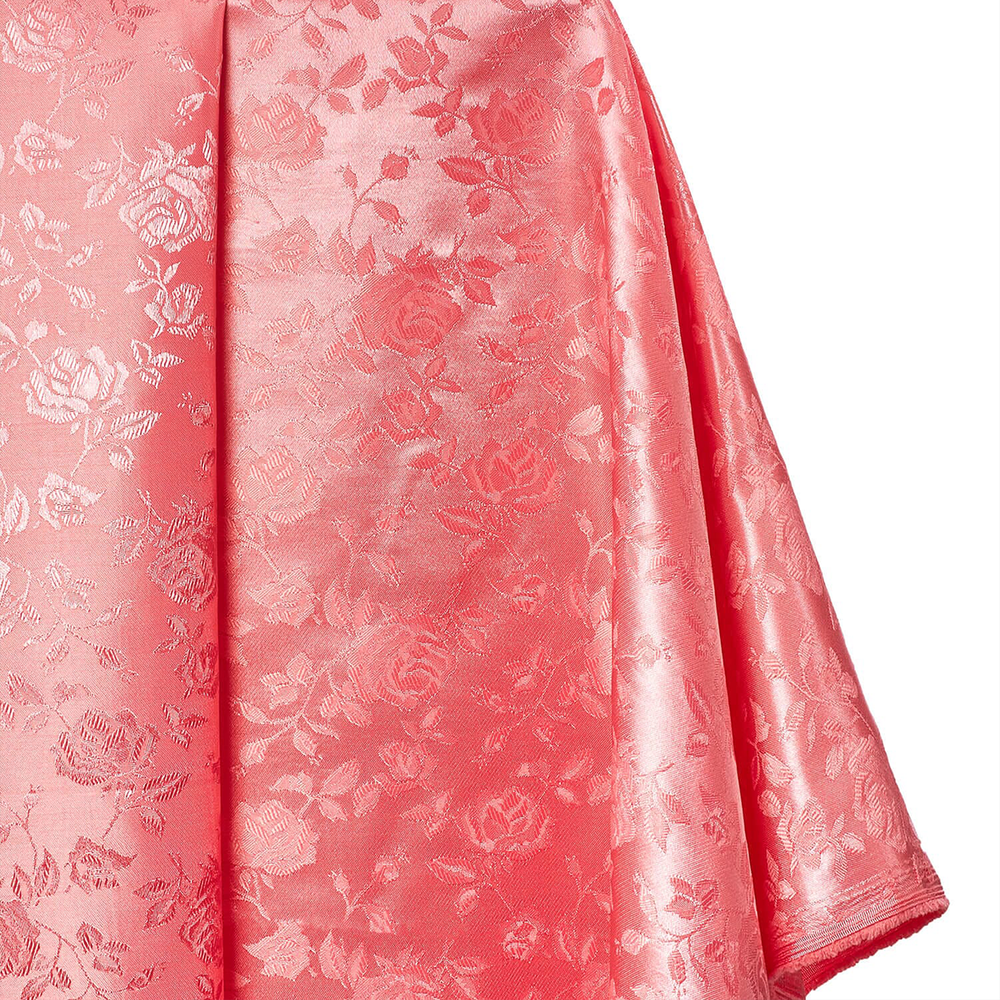 elegant coral textured décor fabric sold by Beautiful Windows Elgin