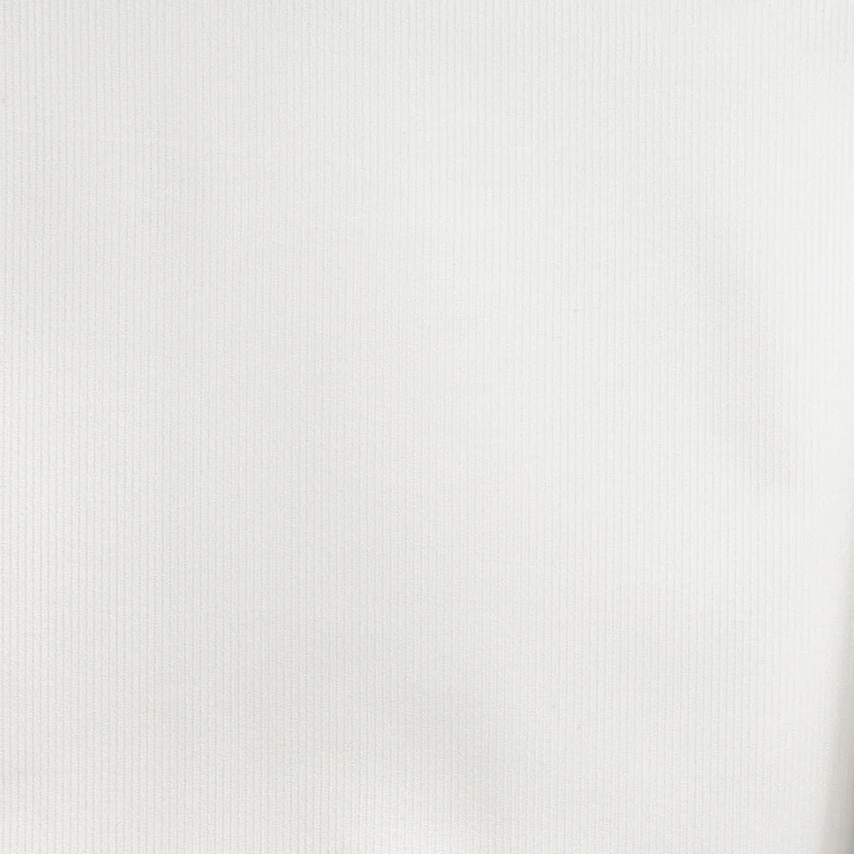 Durable white corduroy material—fabric sold by BeautifulWindowsElgin.com