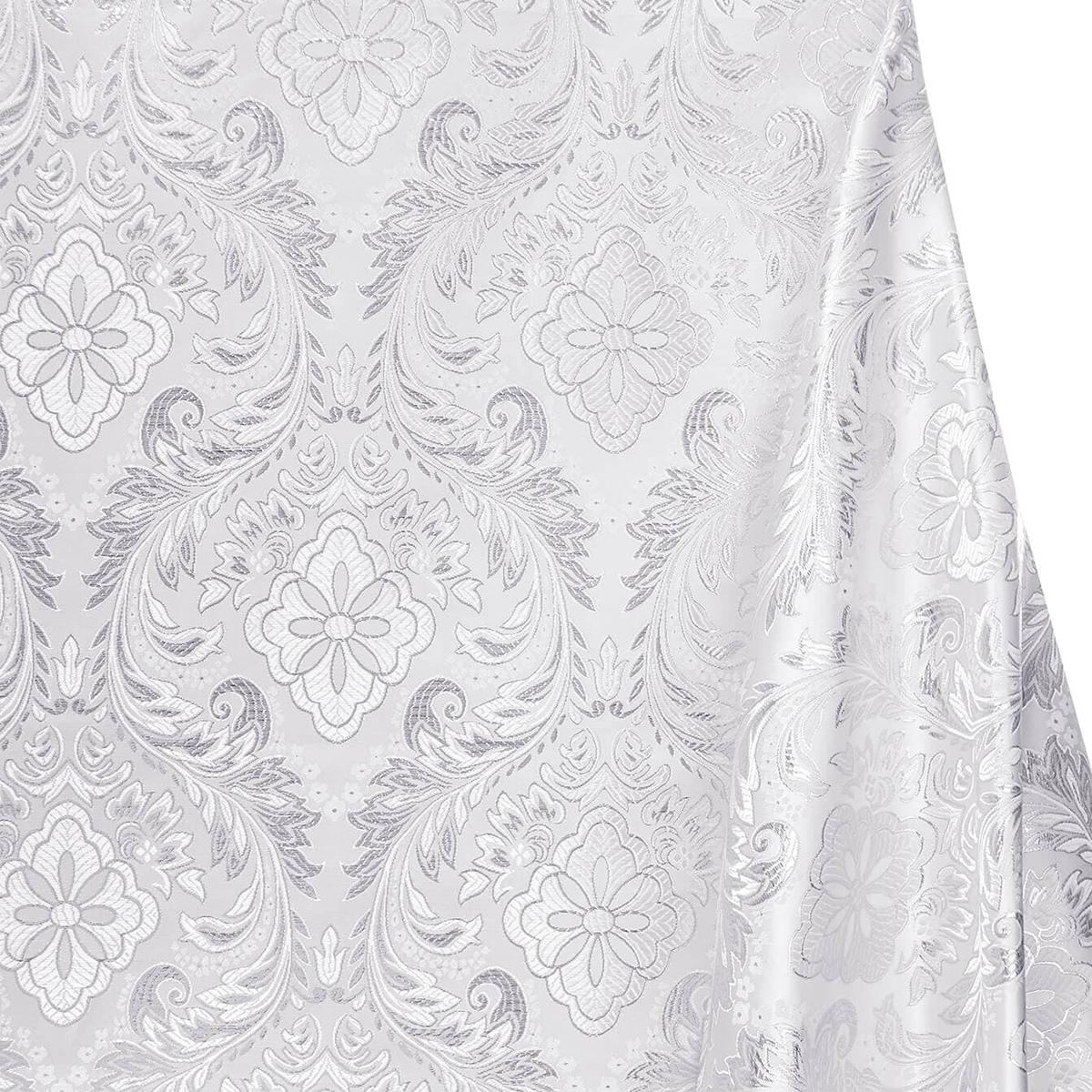 Fuchsia Gold Floral Brocade – Elegant Damask by the Yard