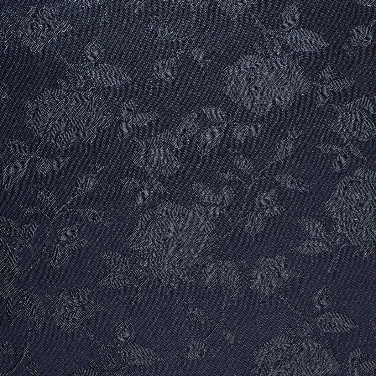 Coby Rose-Jacquard Satin Fabric—Durable —Navy Blue —58" Wide—100% Polyester Fabric—High-Quality—Sold by The Yard —Nationwide Shipping