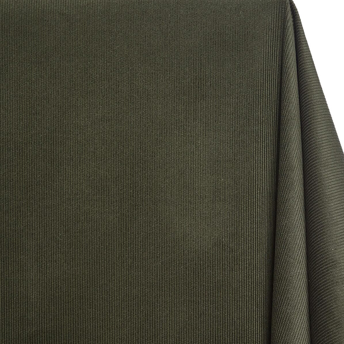 Chua Army Green Corduroy—100% Cotton—9 Wale—60" Wide Fabric