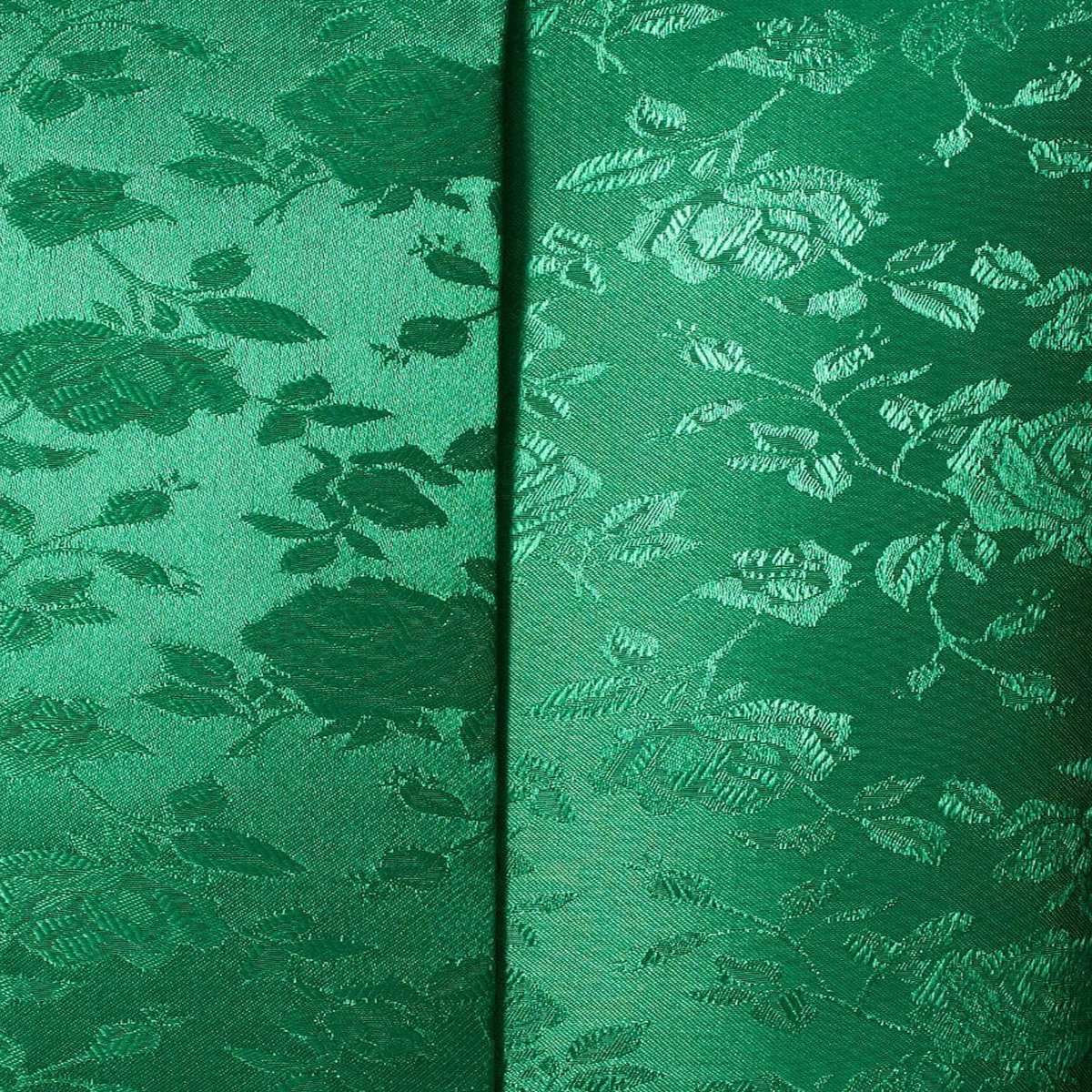 Majestic Rose-Jacquard Fabric—Hunter Green—58" Wide—100% Polyester Fabric—High-Quality—Sold by The Yard
