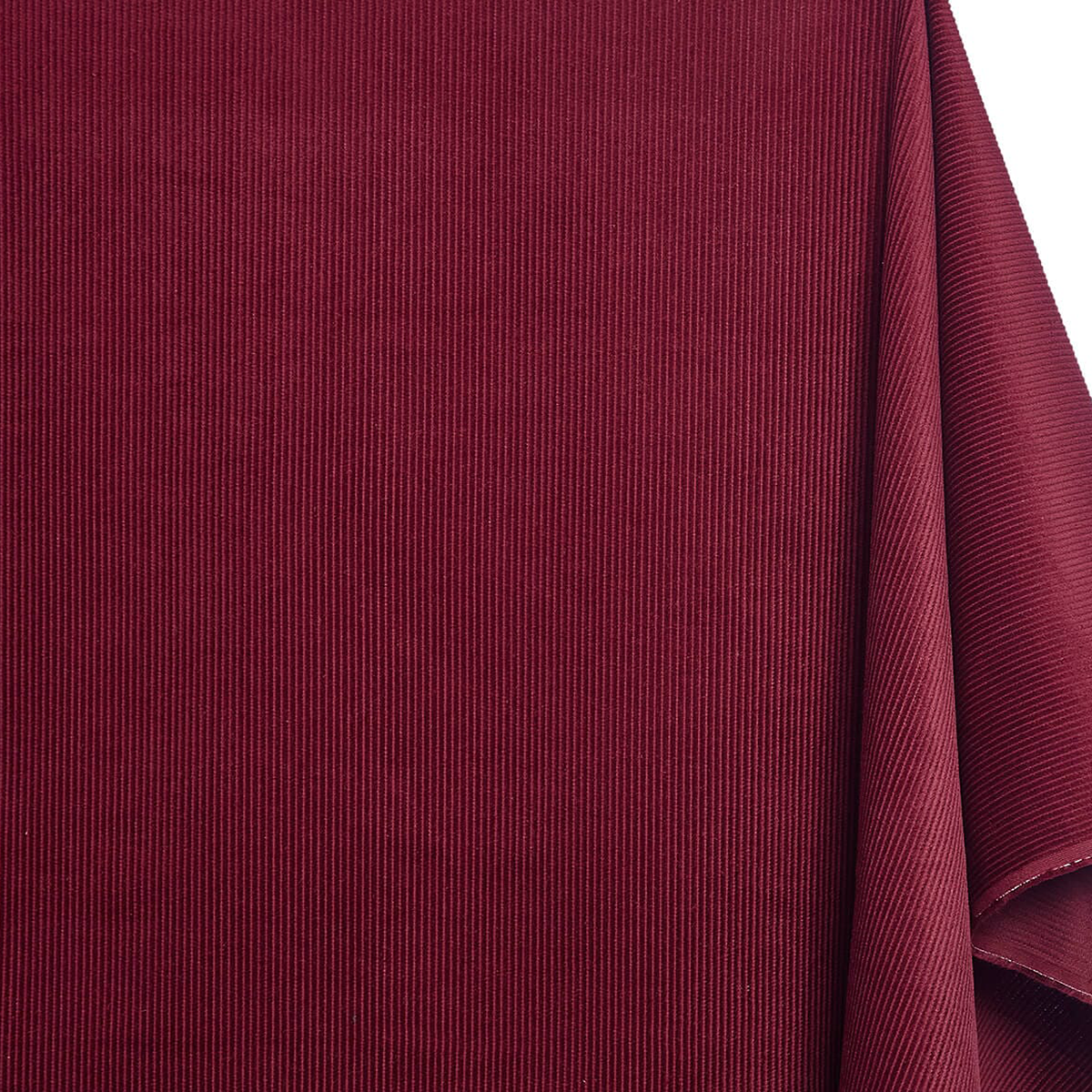 Wine —Standard 9 Wale Corduroy Material—0.75 Millimeters Thick—100% Cotton—59-60"Inch Wide—Sold by the Yard