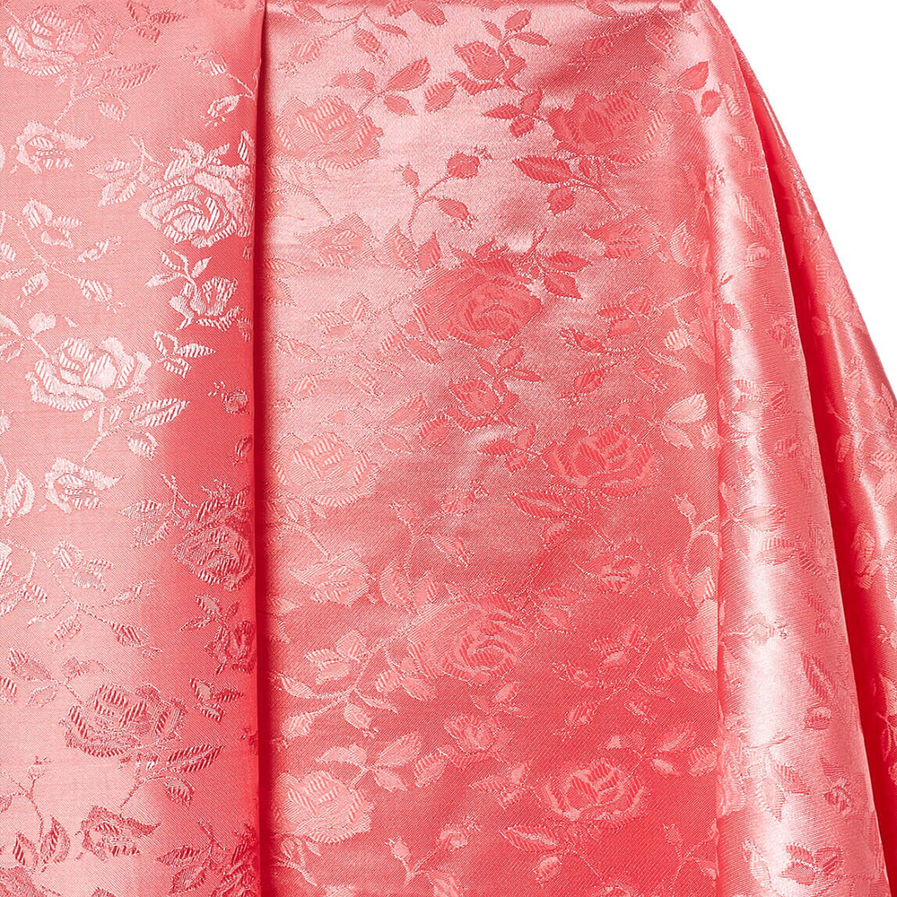 coral woven jacquard textile 54 inch sold by Beautiful Windows Elgin