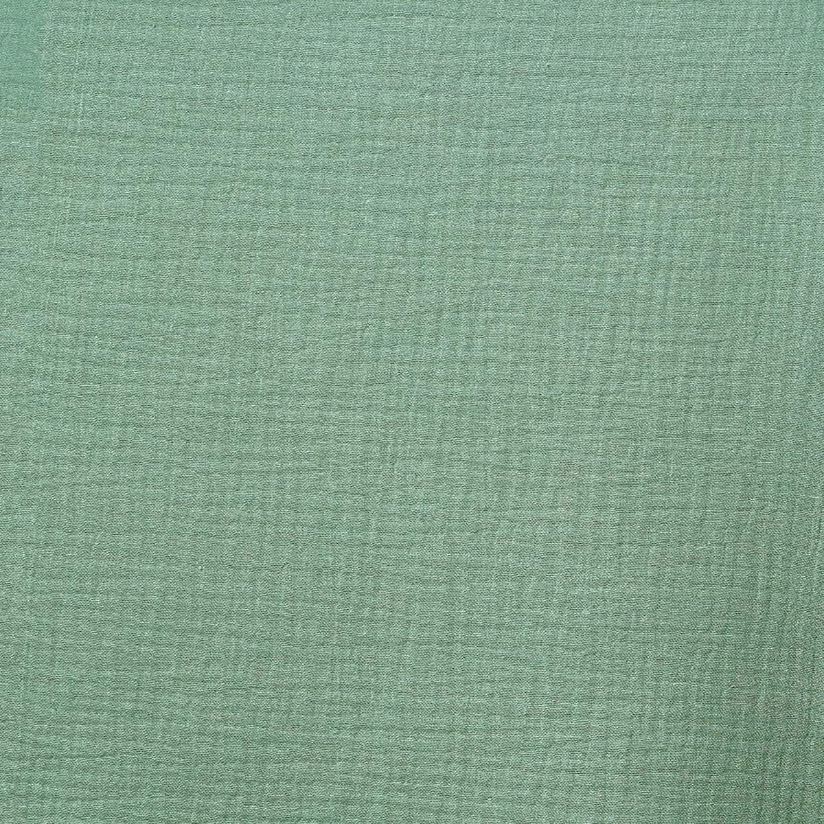 Lagoon Luxe Green Double Cotton Gauze Material—Double Cotton Gauze Material—Width 57/58 Inches Wide—Sold by the Yard—Nationwide Shipping Available.