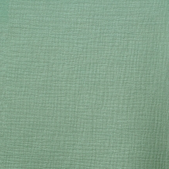 Lagoon Luxe Green Double Cotton Gauze Material—Double Cotton Gauze Material—Width 57/58 Inches Wide—Sold by the Yard—Nationwide Shipping Available.