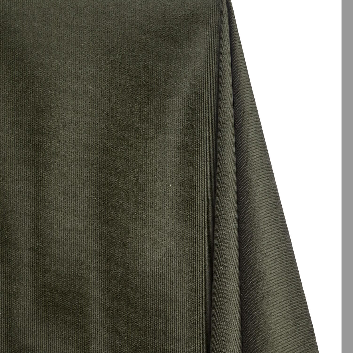 Chua Army Green Corduroy—100% Cotton—9 Wale—60" Wide Fabric