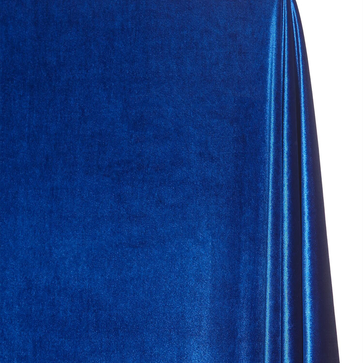 Royal Blue—80% Polyester, 20% Cotton —Crushed Velvet Fabric—Multi-Purpose —Sold by the Yard—Available in the USA.