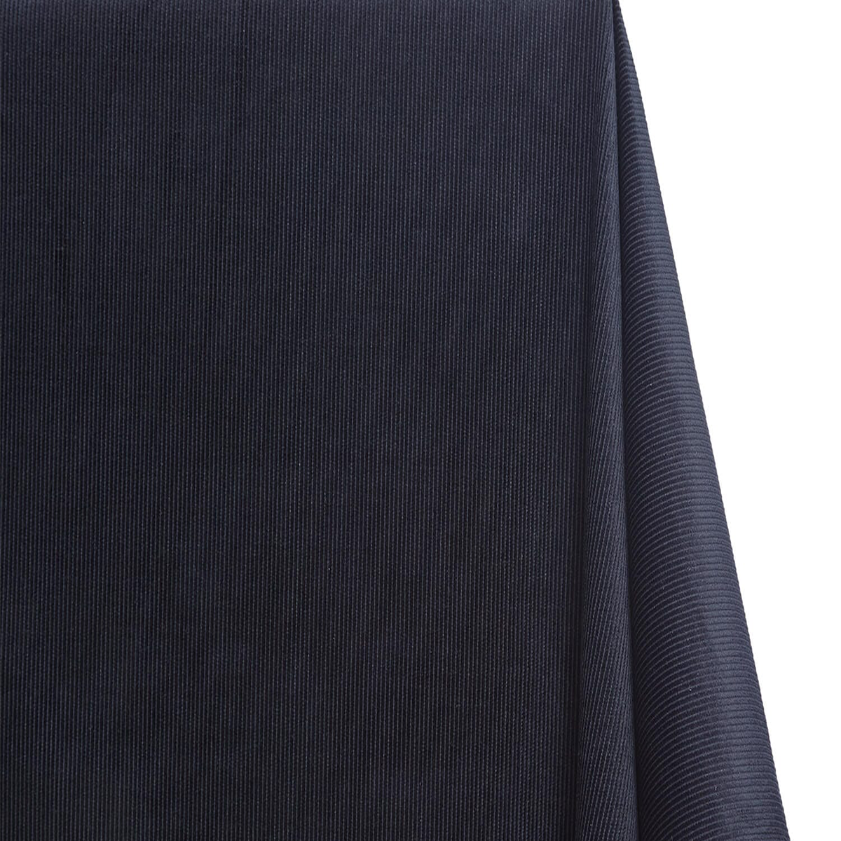Navy Blue Stretch Corduroy—Cotton Spandex Blend—60/61" Wide