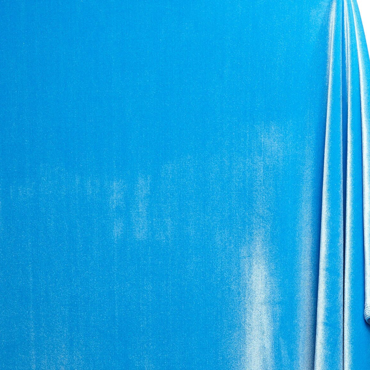 Agave Turquoise—Stretch Velvet Fabric—90% Polyester, 10% Spandex— Width 60/61 Inches Wide—Sold by the Yard