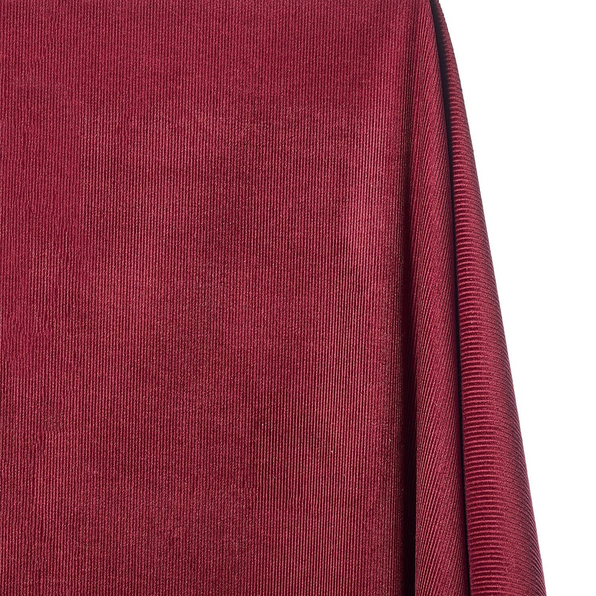 Burgundy corduroy fabric by the yard—fabric sold by BeautifulWindowsElgin.com