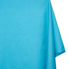 Dressmaking Fabric—Turquoise Color—Blended Poly-Cotton—Sold by the Yard— Nationwide Shipping Available