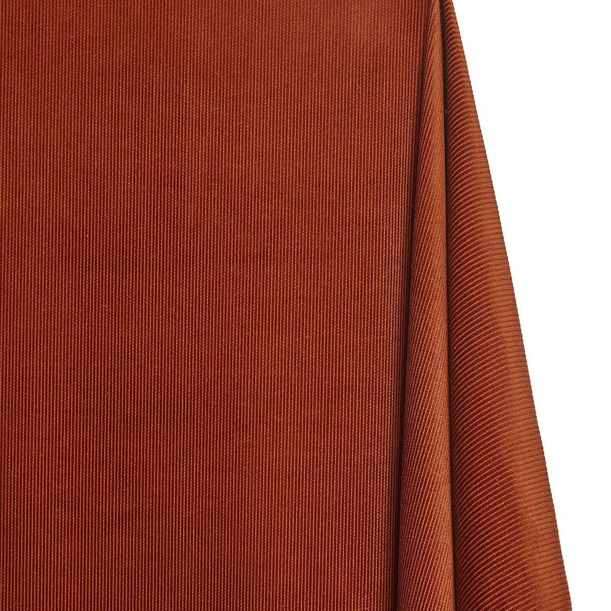 Close-up of brown fabric with a textured pattern